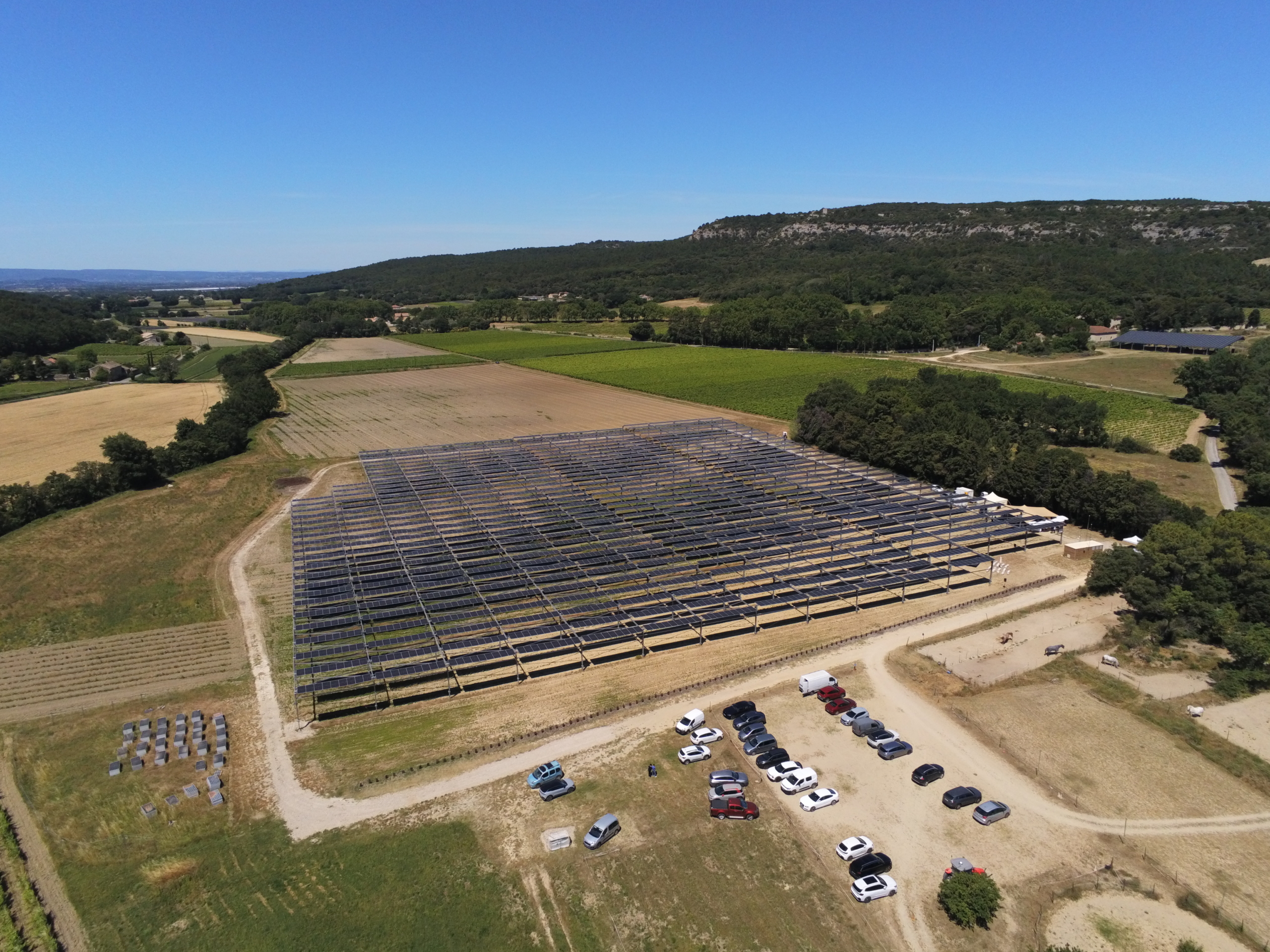 Centrale Agrivoltaïque Société Agrivoltaïque d’Occitanie Saint Restitut (26)