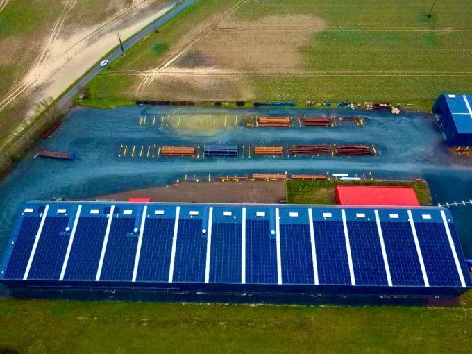 Centrale photovoltaïque en toiture CMV2 Centrale photovoltaïque en toiture CMV2